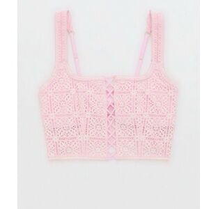 Aerie Show Off Lace Bra Top